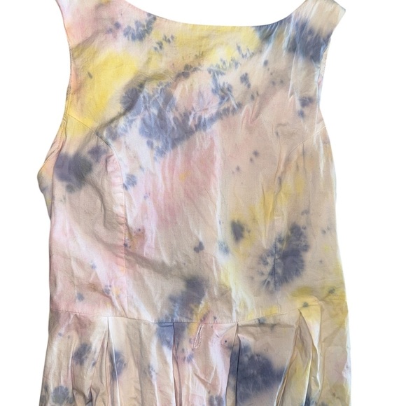 Bailey Blue Yellow, Pink & Blue Pleated Mini Dress - Picture 3 of 6